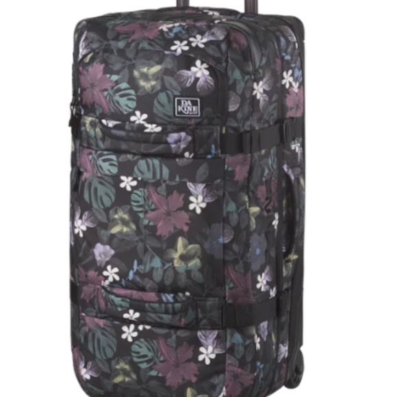DaKine Split Roller Duffel Bag 85 Liter - Like New - Tropic Dusk Floral Colorway - Picture 1 of 16
